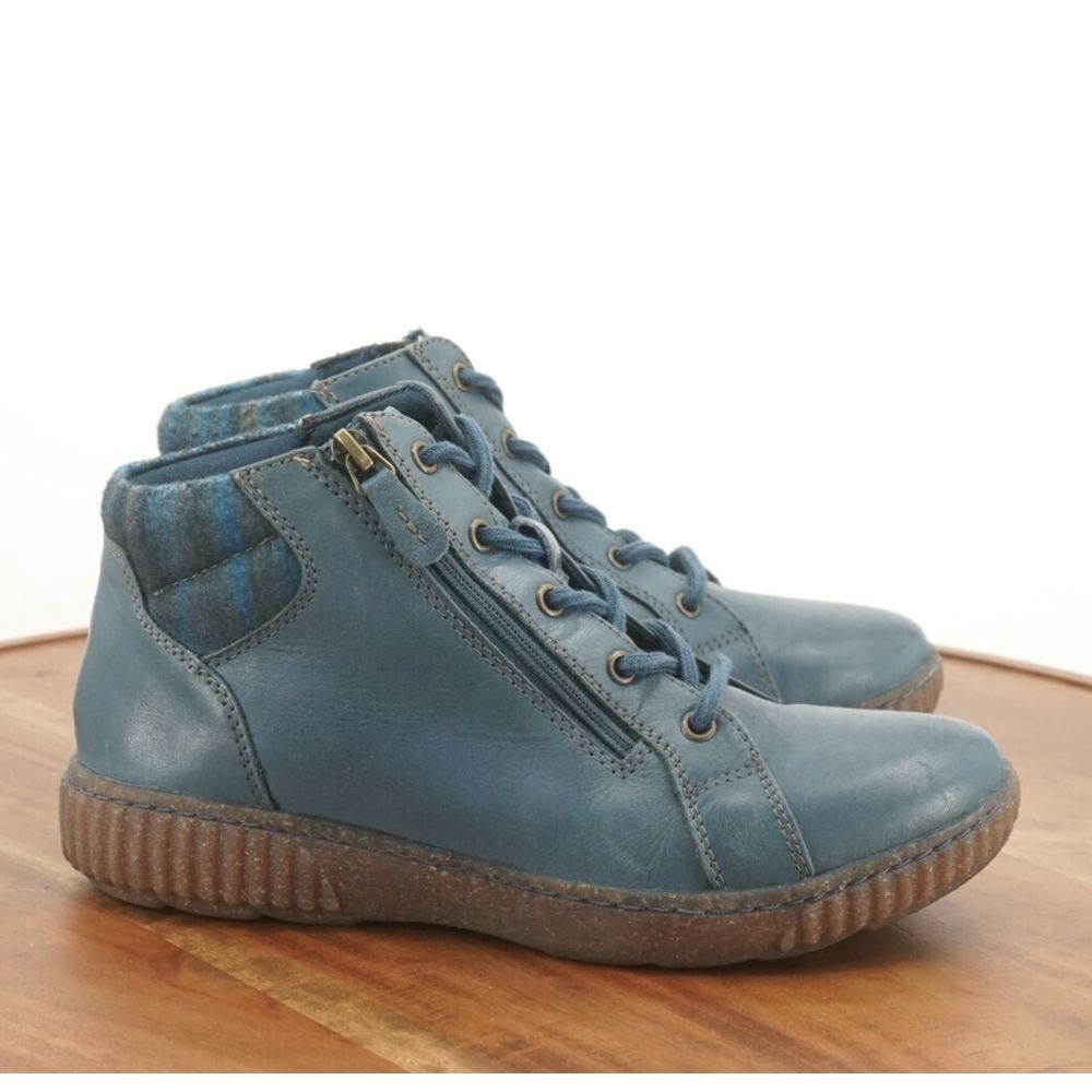 Clarks Blue Ankle Boots